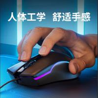 惠普hp游戏鼠标有线M200发光呼吸灯